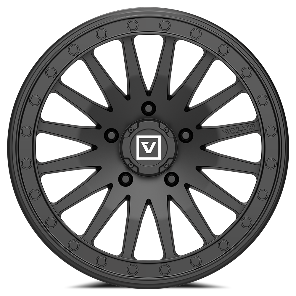 V06 Beadlock UTV Wheel Satin Black Valor Offroad