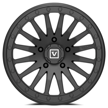 V06 Beadlock UTV Wheel Satin Black Valor Offroad