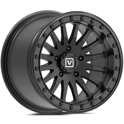 V06 Beadlock UTV Wheel Satin Black Valor Offroad