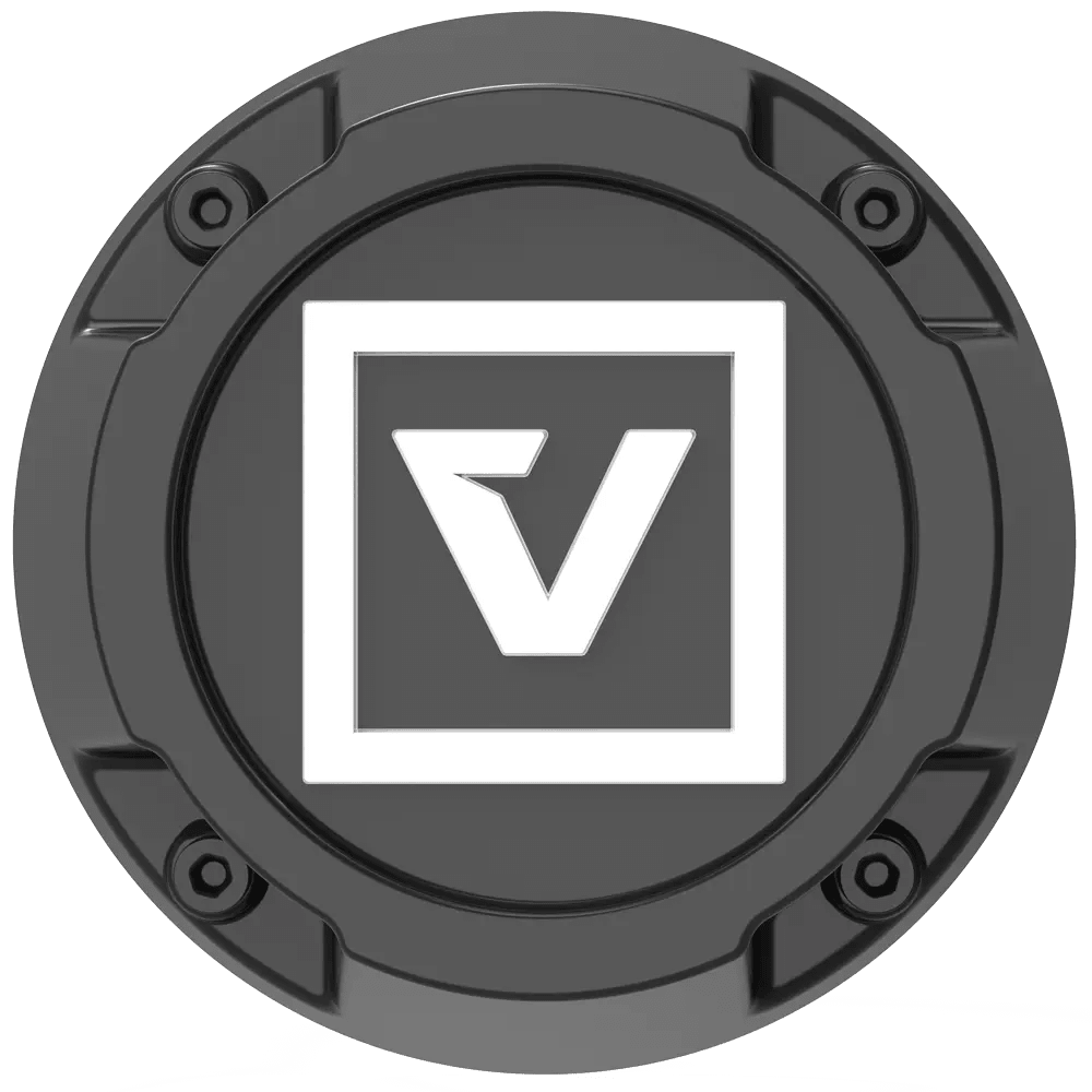 VCAP1 TALL CAP WHITE LOGO 35MM SATIN BLACK - Get it from Bo