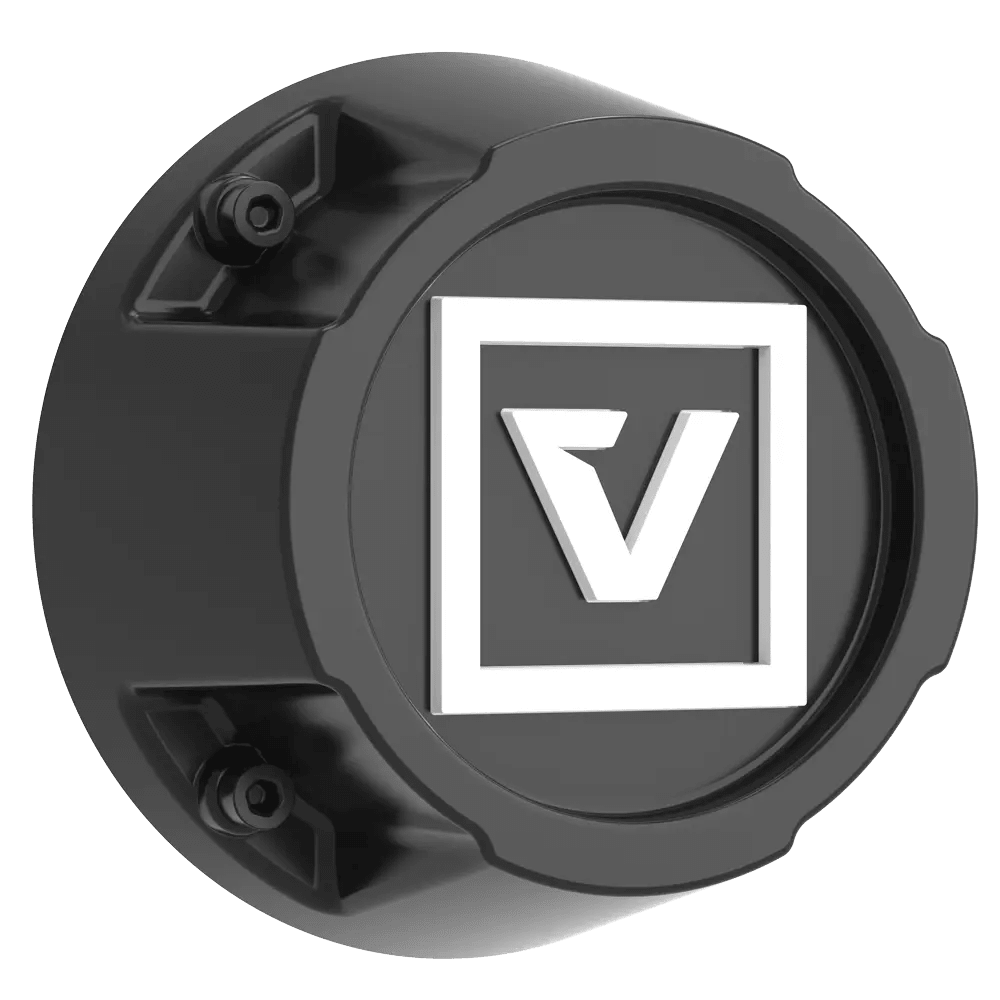 VCAP1 TALL CAP WHITE LOGO 35MM SATIN BLACK - Get it from Bo
