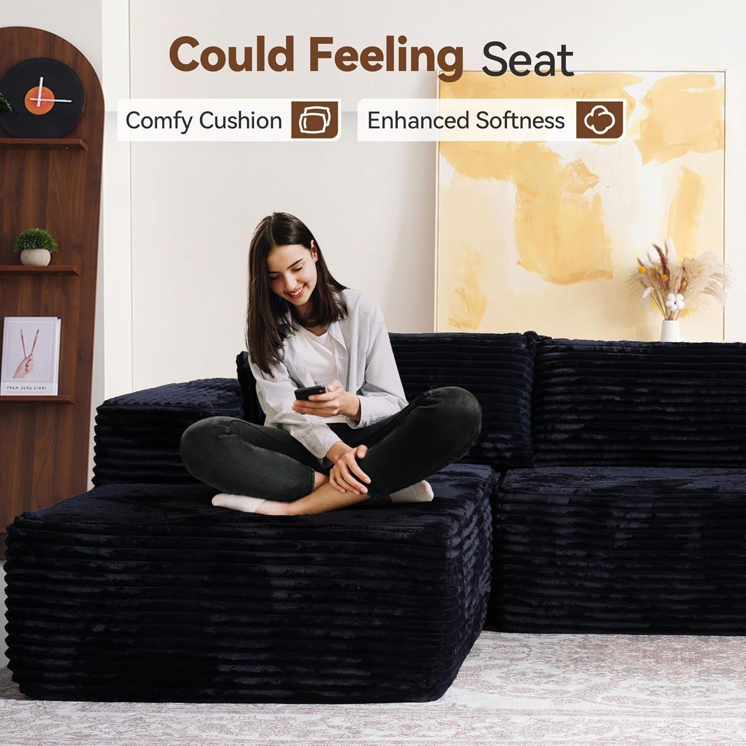 Versatile L Shaped Modular Couch for Living Room ShipItFurniture
