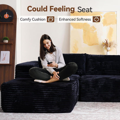 Versatile L Shaped Modular Couch for Living Room ShipItFurniture