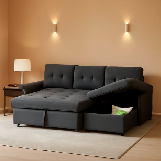 Versatile Sleeper Couch with Storage for Small Spaces ShipItFurniture