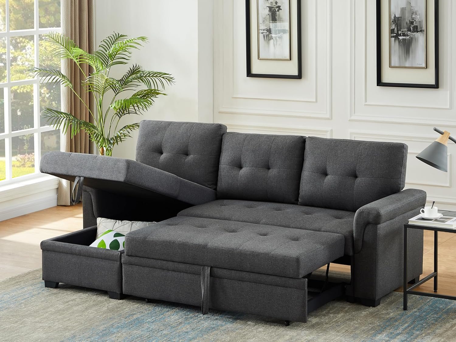 Versatile Sleeper Couch with Storage for Small Spaces ShipItFurniture