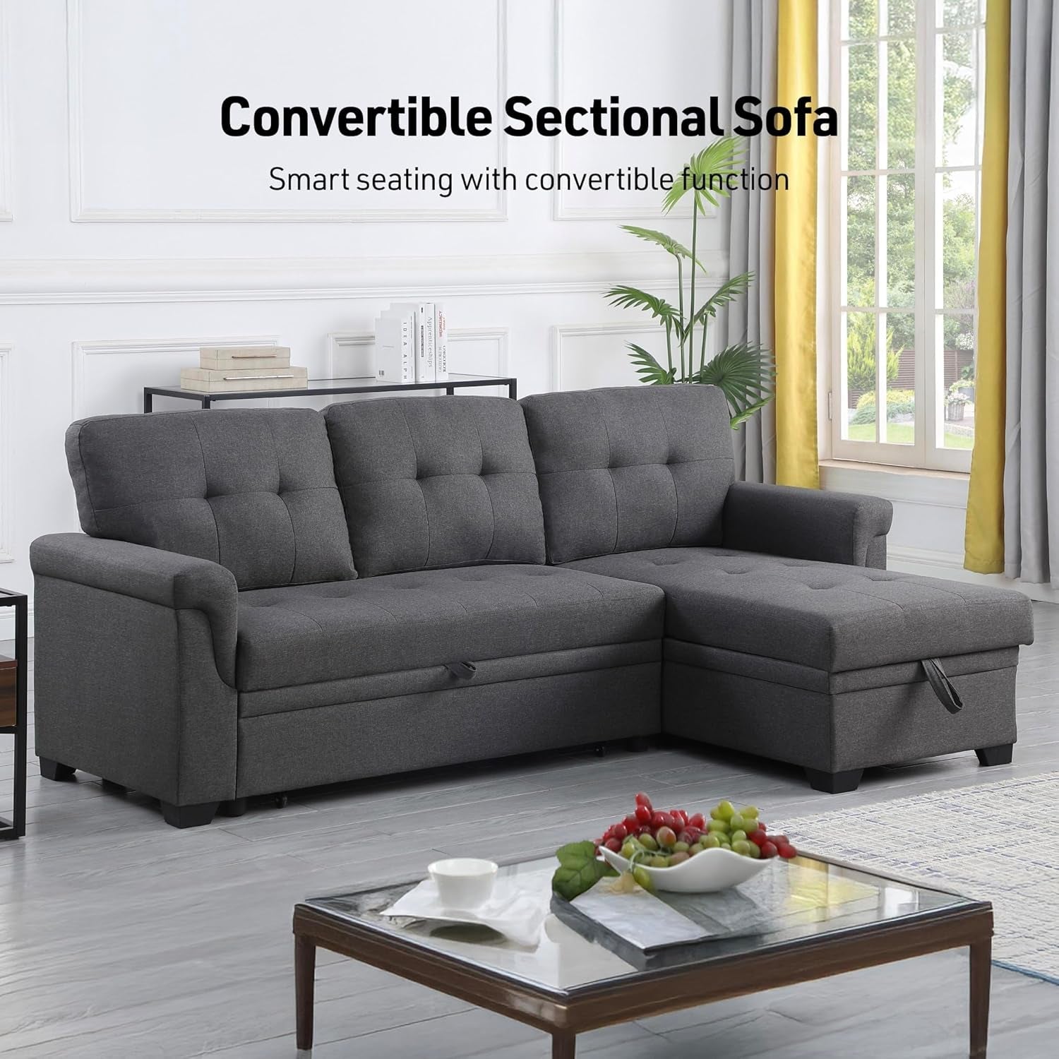 Versatile Sleeper Couch with Storage for Small Spaces ShipItFurniture