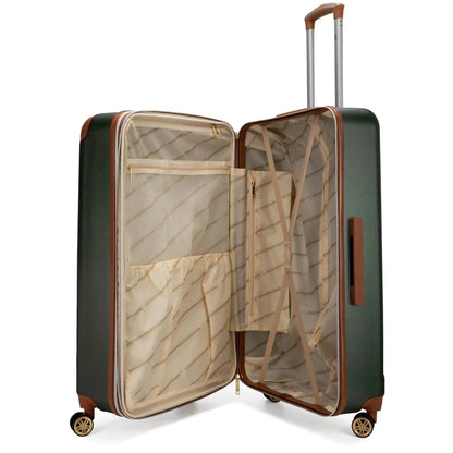 Vintage 3 Piece Expandable Retro Luggage Set - Get it from Bo