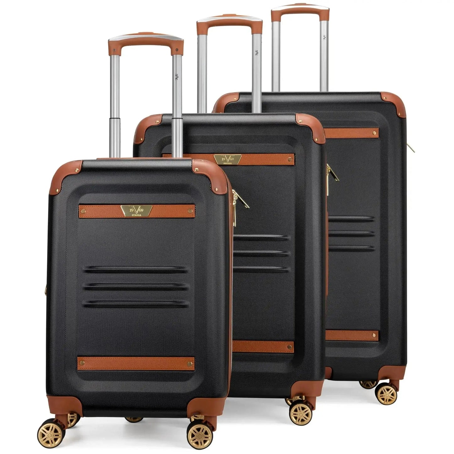Vintage 3 Piece Expandable Retro Luggage Set - Get it from Bo