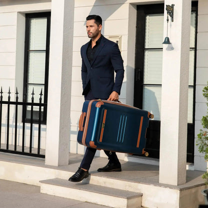 Vintage 3 Piece Expandable Retro Luggage Set - Get it from Bo