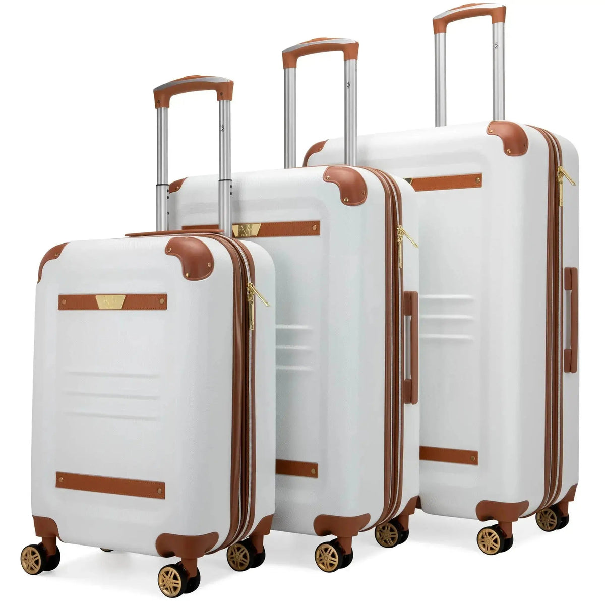 Vintage 3 Piece Expandable Retro Luggage Set - Get it from Bo