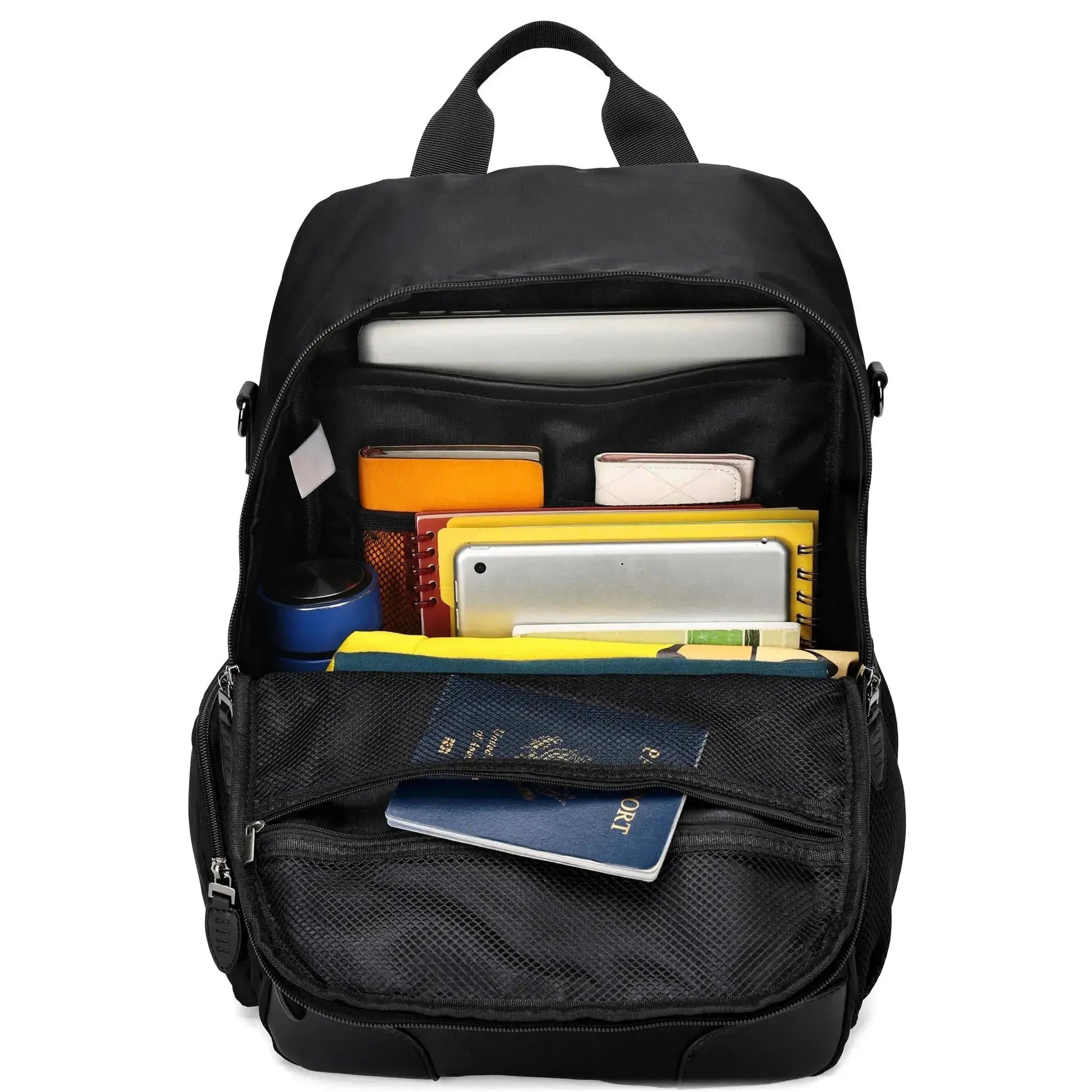 Voyage 20L Twill and Vegan Leather Backpack - Get it from Bo