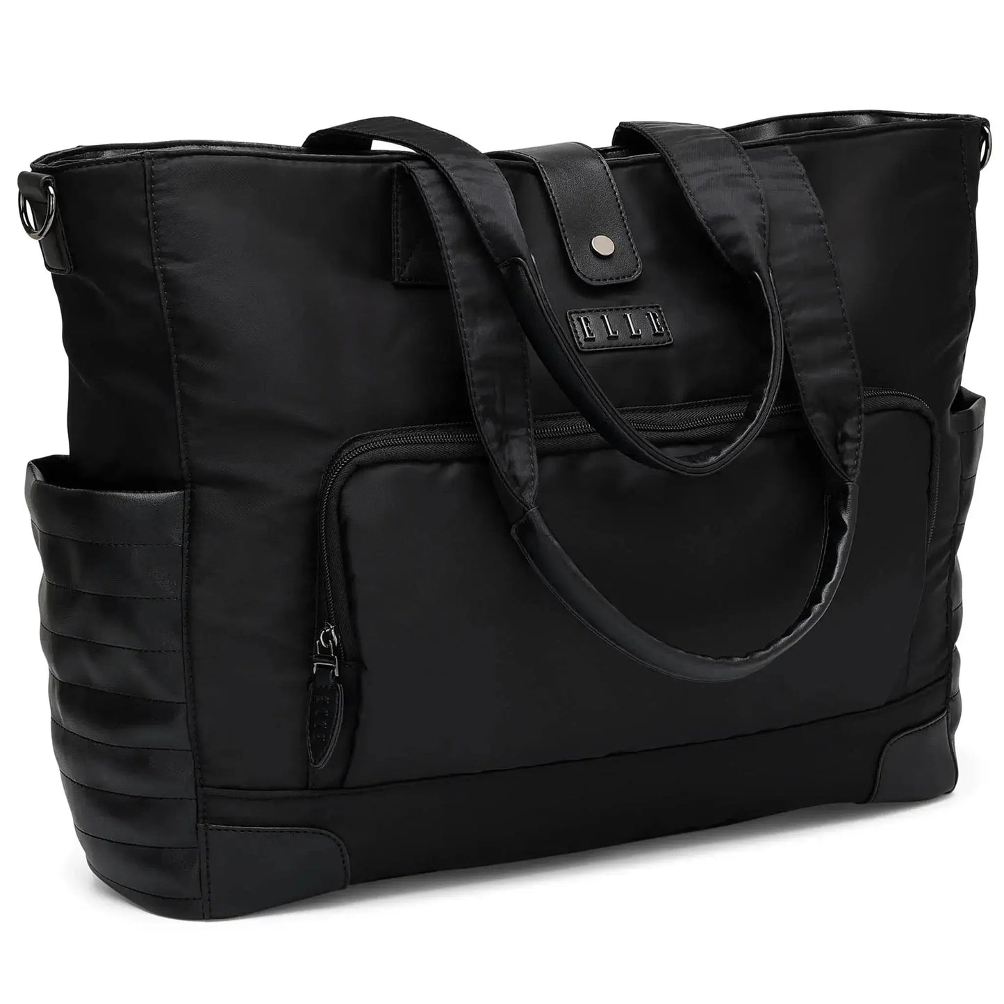 Voyage 25L Twill and Vegan Leather Weekender Tote Bag - Get it from Bo
