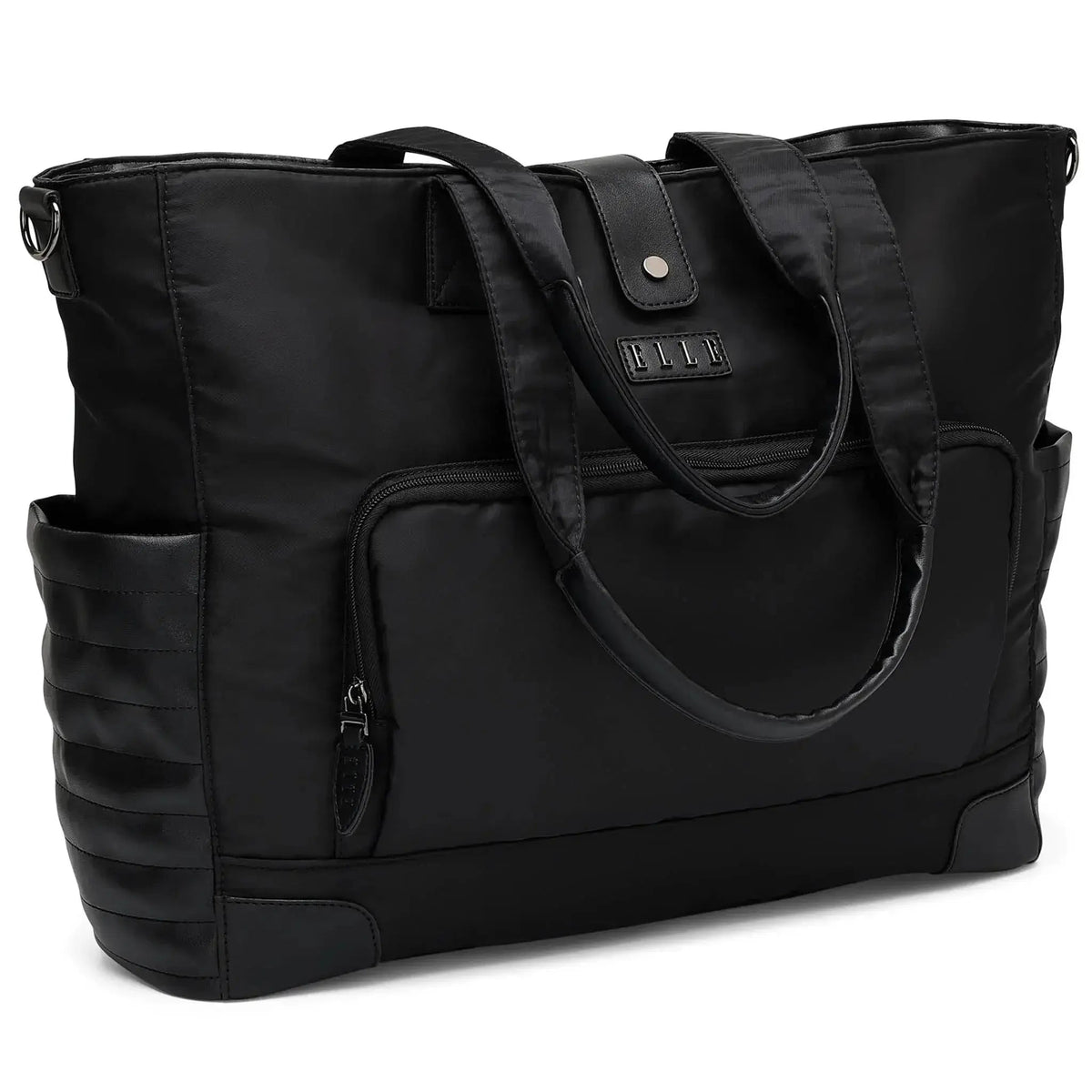 Voyage 25L Twill and Vegan Leather Weekender Tote Bag - Get it from Bo