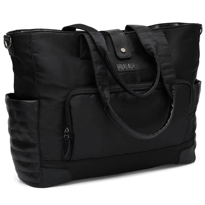 Voyage 25L Twill and Vegan Leather Weekender Tote Bag - Get it from Bo
