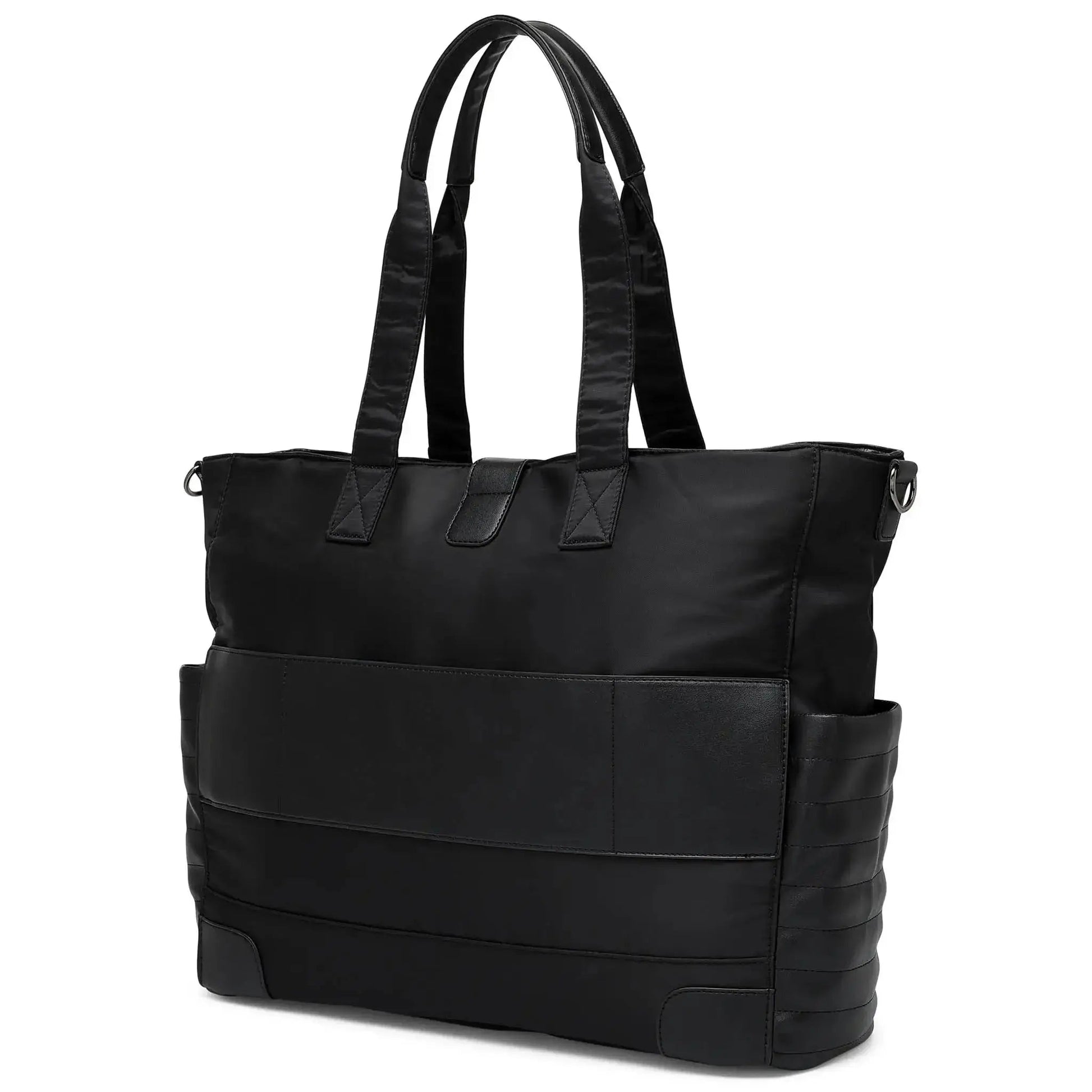 Voyage 25L Twill and Vegan Leather Weekender Tote Bag - Get it from Bo