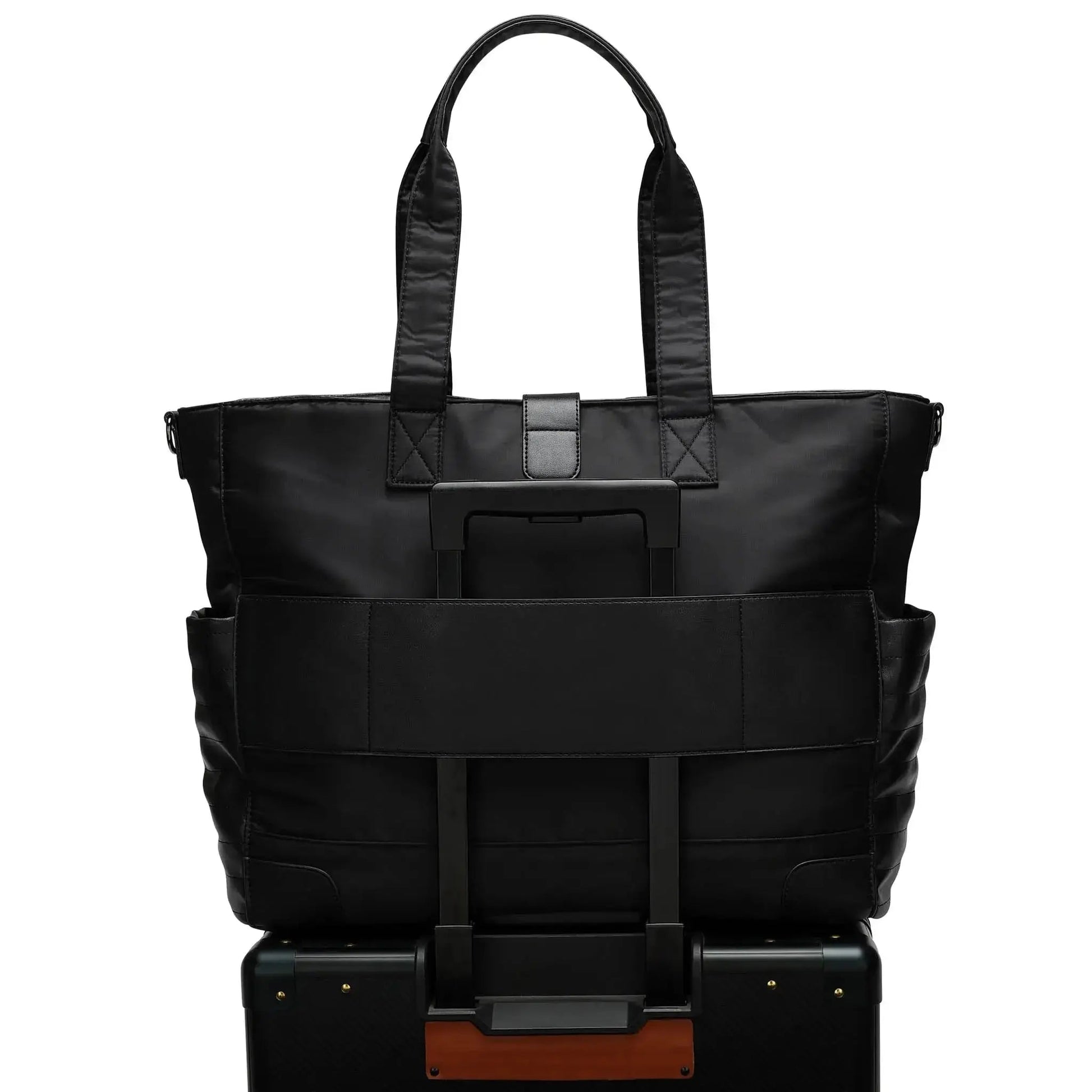 Voyage 25L Twill and Vegan Leather Weekender Tote Bag - Get it from Bo