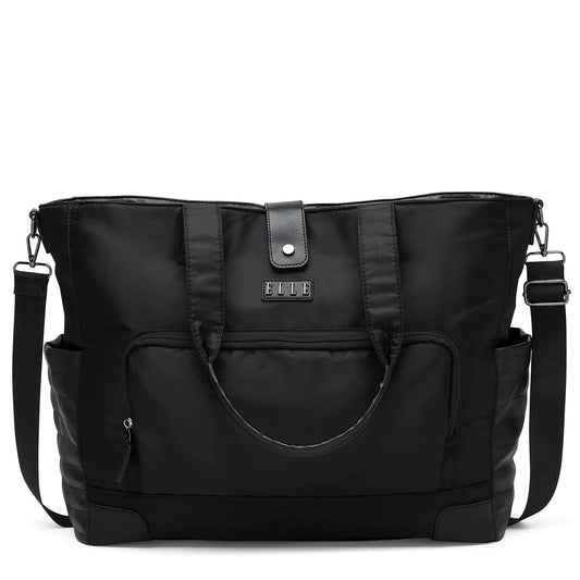 Voyage 25L Twill and Vegan Leather Weekender Tote Bag - Get it from Bo