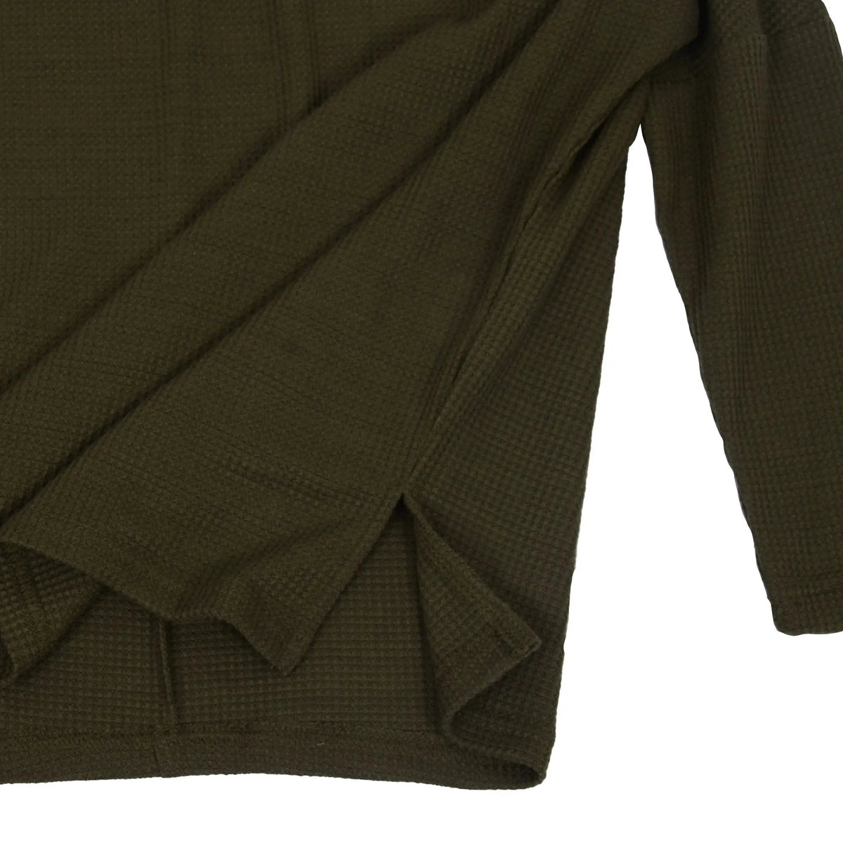 Waffle Knit Off Shoulder Oversized Sweater - Get it from Bo