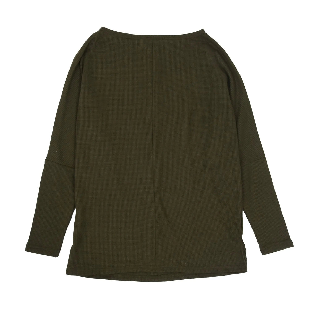 Waffle Knit Off Shoulder Oversized Sweater - Get it from Bo