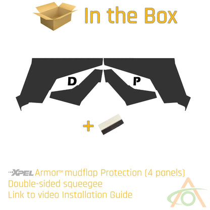 Xpel Armor Mudflap Protection (only for Tesla OEM Mudflaps) Abstract Ocean