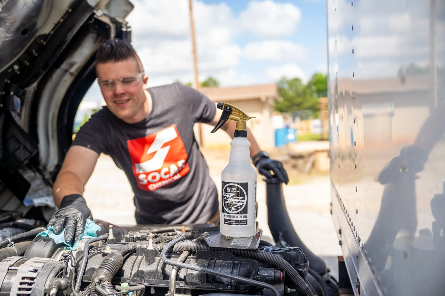 White Lightning Industrial Degreaser - Get it from Bo