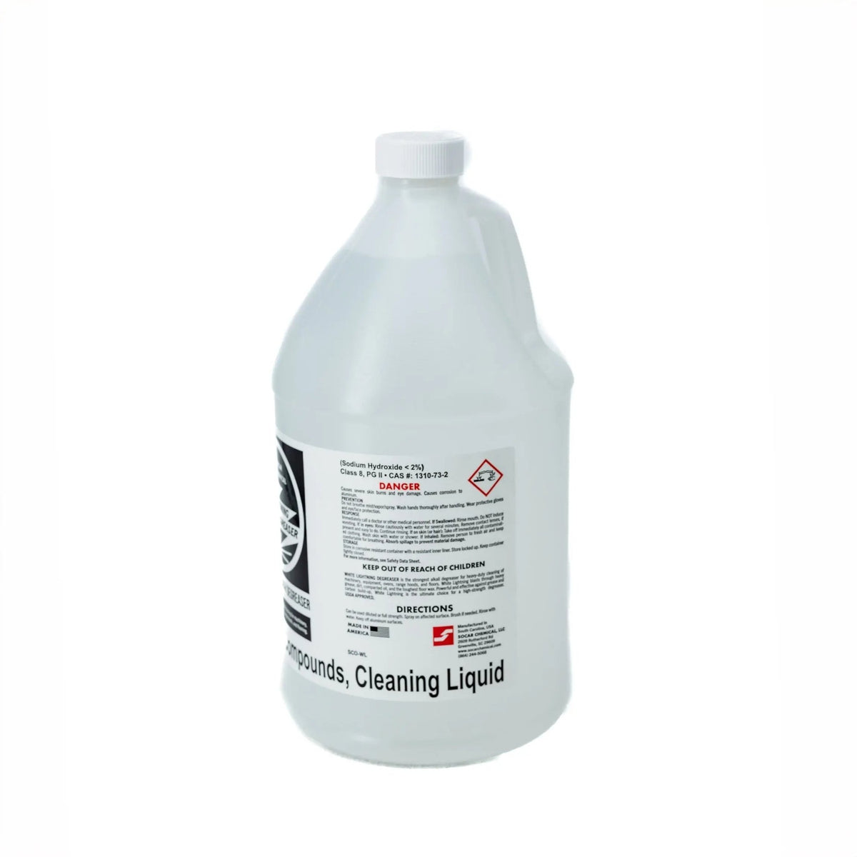White Lightning Industrial Degreaser - Get it from Bo
