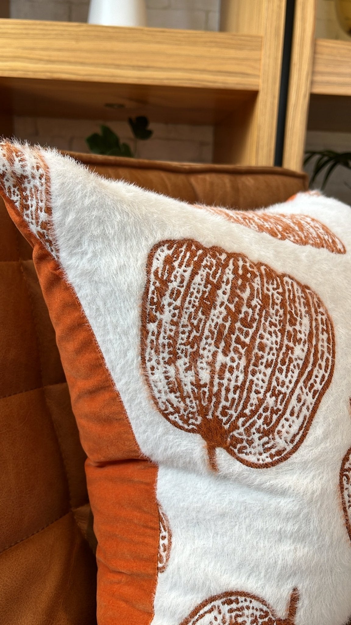 White Pumpkin Pillow Cover - Get it from Bo