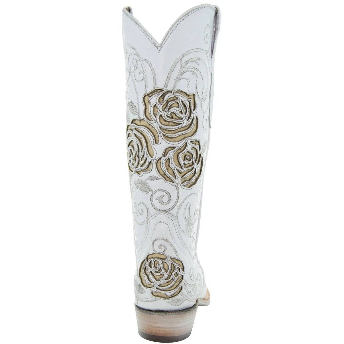 White Rose Inlayed Women's Cowgirl Boots (M50032) - Get it from Bo