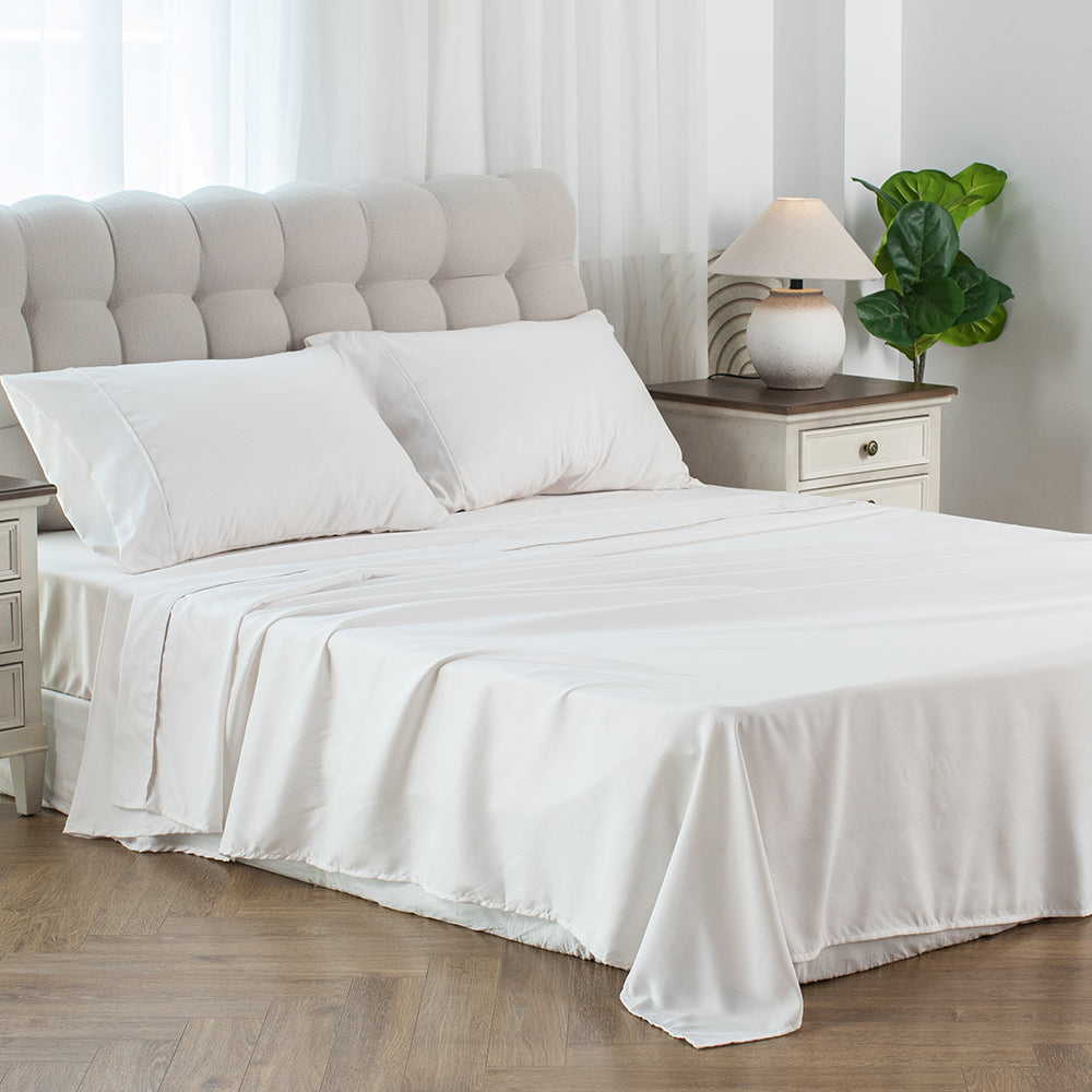 Kasentex Soft Sheet Bedding Set in Deep Pocket, Hypoallergenic and Breathable, Room Decor, Graduation Gifts Kasentex