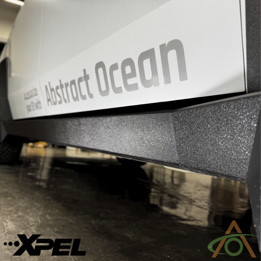Xpel Armor Rocker Protection for Cybertruck Abstract Ocean