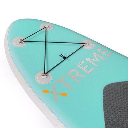 XtremePowerUS Inflatable Stand Up Paddle Board Set, Adjustable Paddle, Backpack & Pump - Get it from Bo