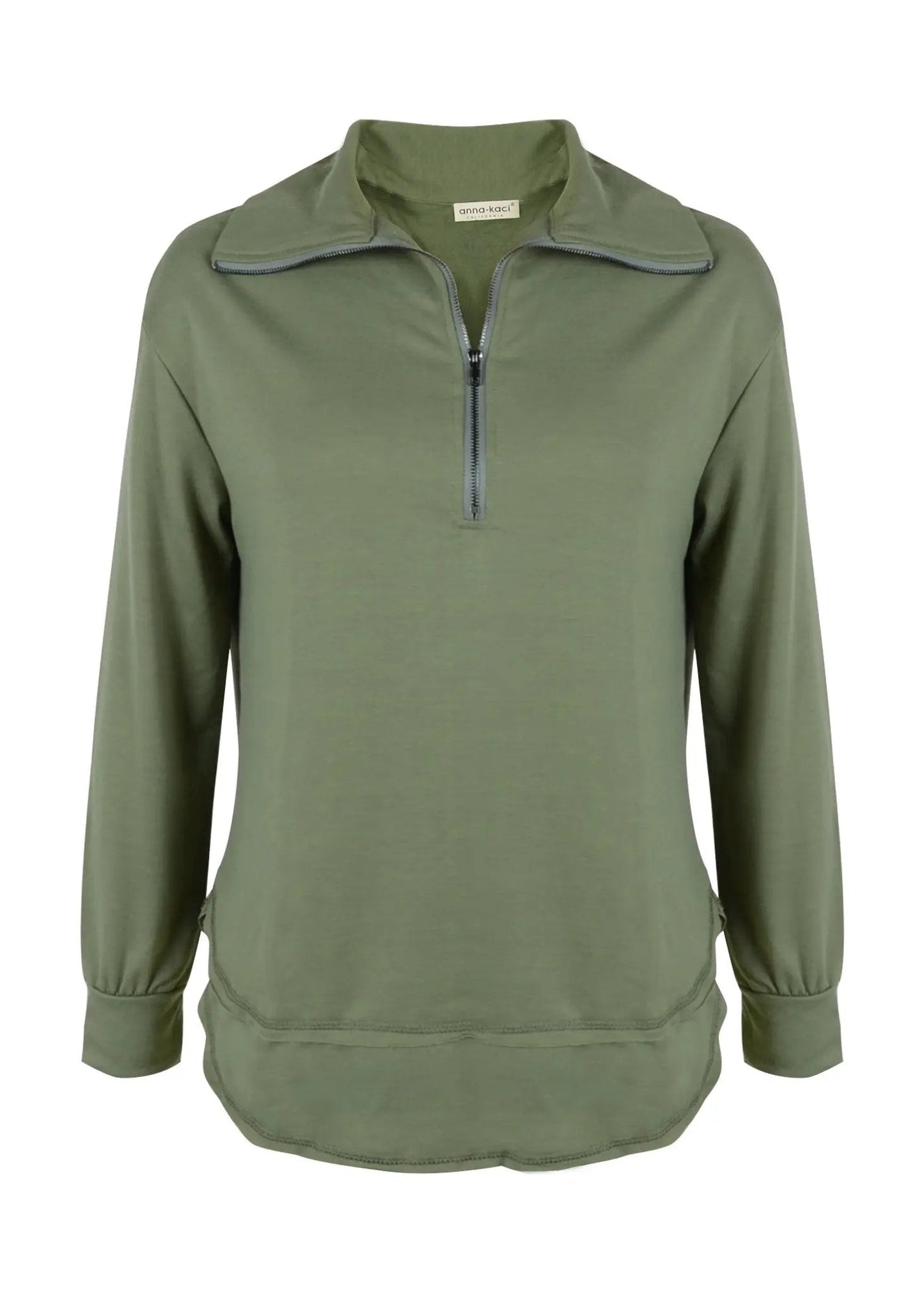 Zip Up Funnel Neck Sweater - Get it from Bo