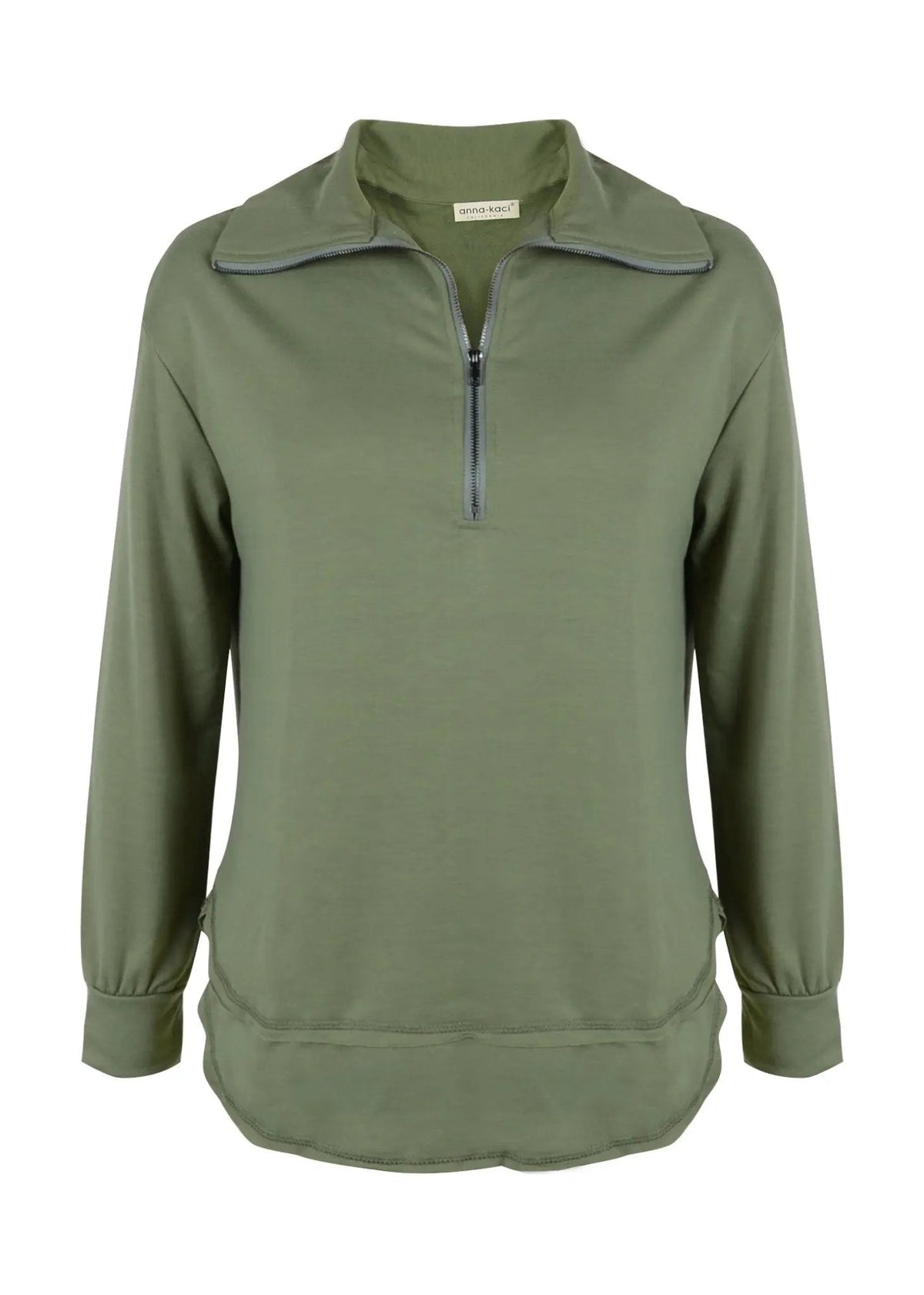Zip Up Funnel Neck Sweater - Get it from Bo