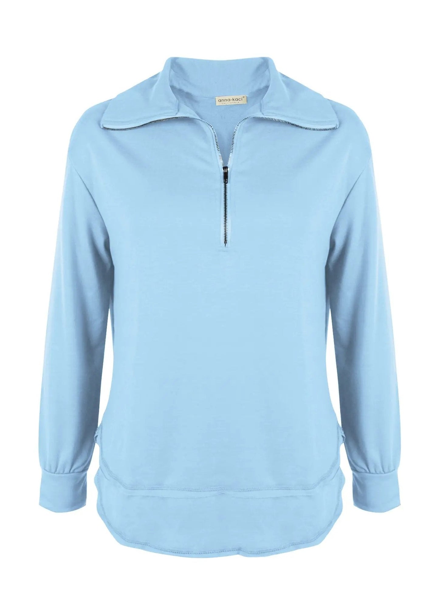 Zip Up Funnel Neck Sweater - Get it from Bo